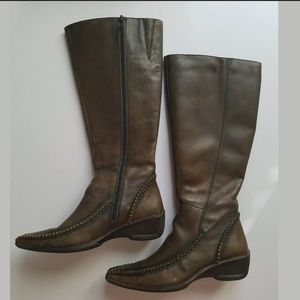 Leather Pikolinos Riding Boot Distressed K…